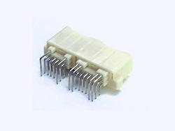 PCB connector using square metal wire